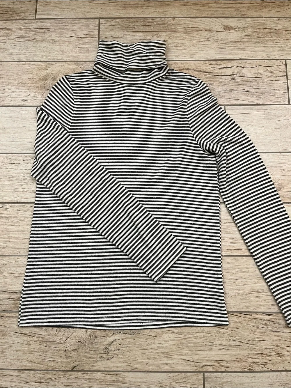 Mud Pie Striped Turtleneck Sweater
